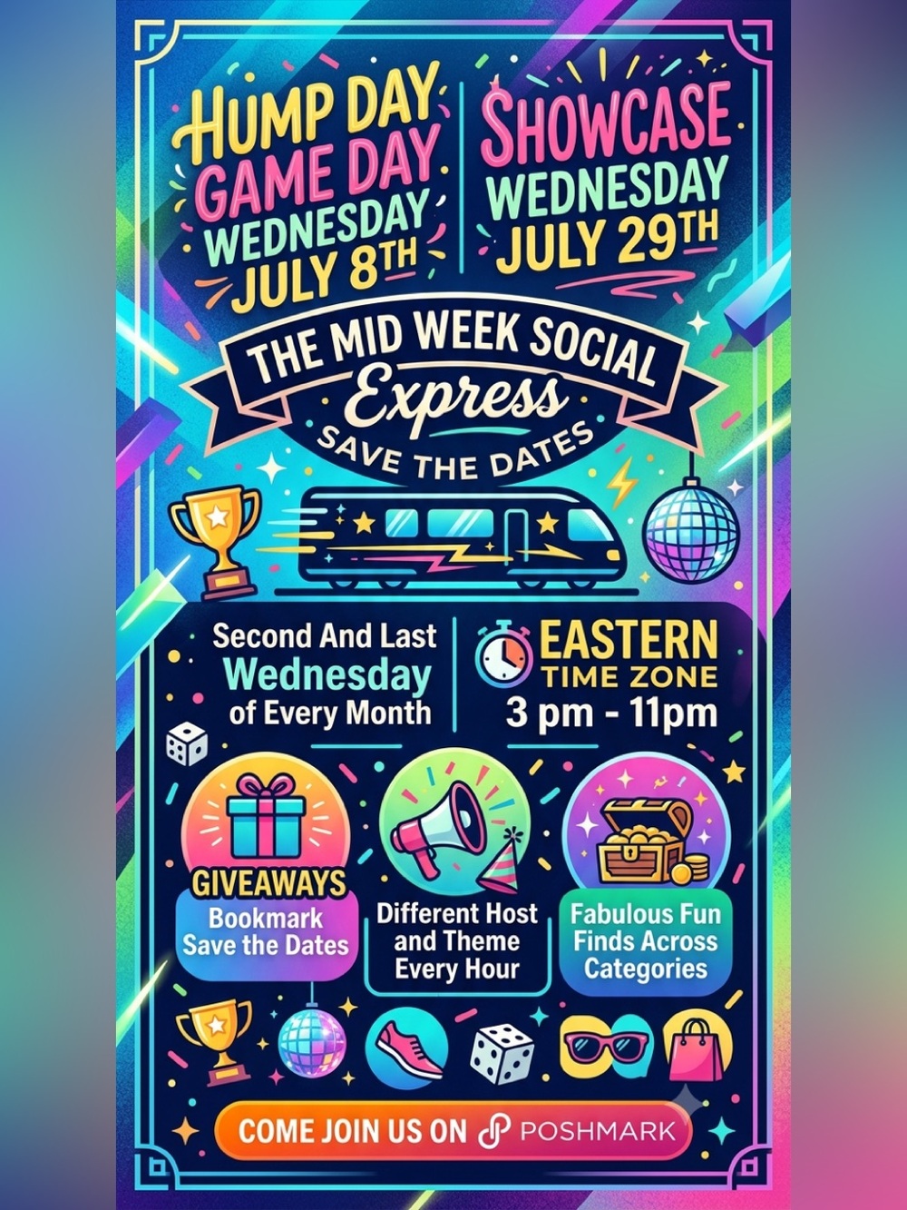 MIDWEEK SOCIAL EXPRESS Twice a Month Like Follow Share Engagement Wednesday